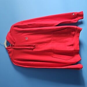 CHAMPION RED Heavy Duty SWEATSHIRT W HOODIE